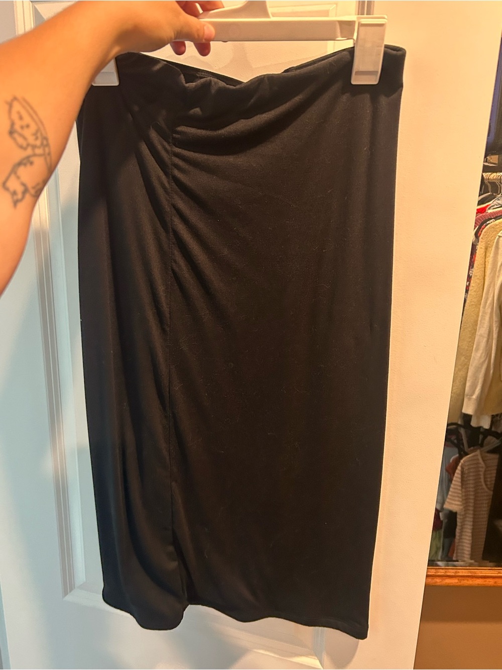 Black Midi Skirt — Sleek Everyday Style